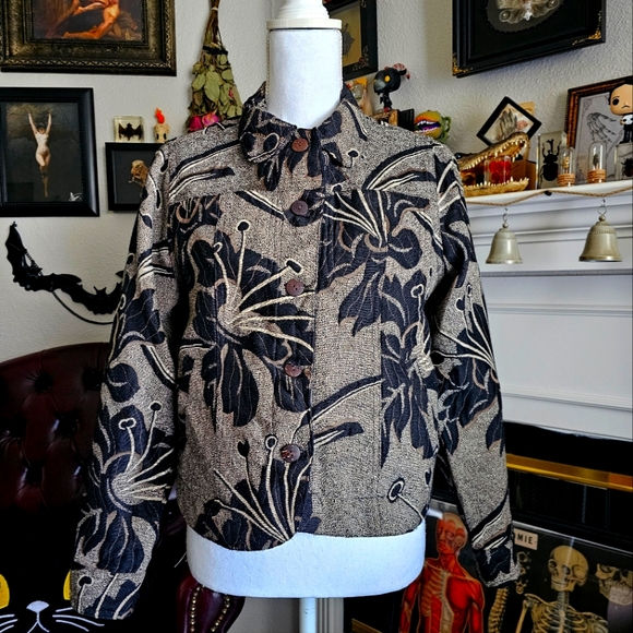 Vintage Floral Tapestry Jacket - Picture 1 of 5
